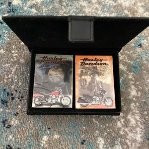 New Harley Davidson vintage two deck playing cards
